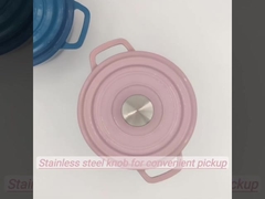 ολλανδικός φούρνος χυτοσιδήρου σμάλτων