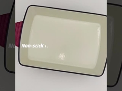 τηγάνι ψησίματος χυτοσιδήρου σμάλτων