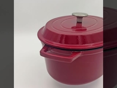 ωοειδές casserole χυτοσιδήρου σμάλτων