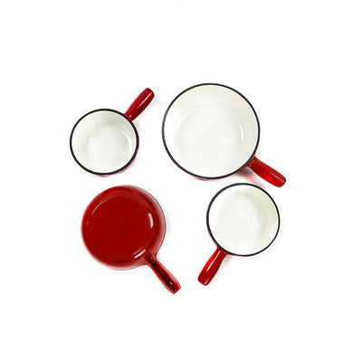 Fondue τυριών χυτοσιδήρου 21cm δοχείο 12 λίβρες ανθεκτικό και μακράς διαρκείας