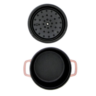 Ματ χυτοσίδηρος του Blake γύρω από Casserole 10*5cm εσωτερικό μαύρο επίστρωμα σμάλτων