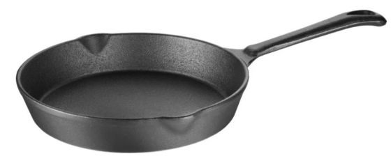 το τηγάνι Skillet χυτοσιδήρου εκατ. του 20/26/30 καρύκεψε προ το χρηματοκιβώτιο 500 Φ το /260 Γ