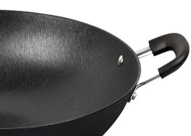 κινεζικό Wok παν μεγάλο κατώτατο σημείο 40/42cm για το εύκολο μαγείρεμα BSCI/SGS