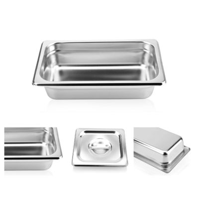 Το ανοξείδωτο Cookware βαθμού τροφίμων θέτει για πολλές χρήσεις 6 στο τηγάνι ξενοδοχείων