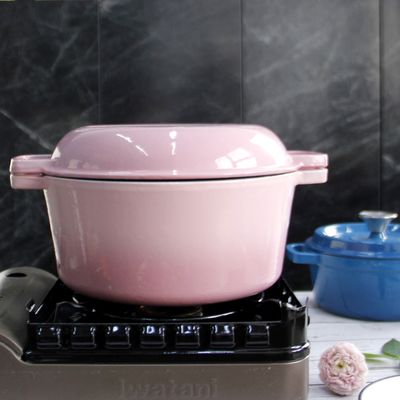 Casserole χυτοσιδήρου ODM cOem ολλανδικός φούρνος με το ύψος 11.5cm καπακιών Skillet