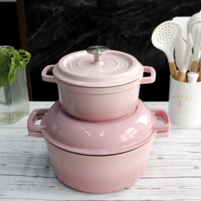 Casserole χυτοσιδήρου ODM cOem ολλανδικός φούρνος με το ύψος 11.5cm καπακιών Skillet