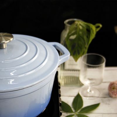 Casserole χυτοσιδήρου σμάλτων μεγέθους 21/24/26/28.5cm για τον τομέα εστιάσεως