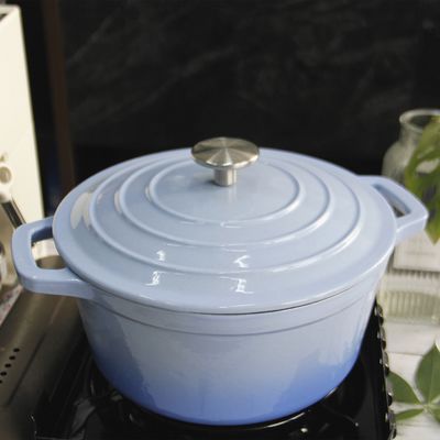Casserole χυτοσιδήρου σμάλτων μεγέθους 21/24/26/28.5cm για τον τομέα εστιάσεως