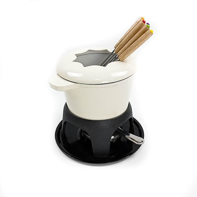 Fondue χυτοσιδήρου τυριών cOem επίπεδο κατώτατο σημείο σμάλτων μη ραβδιών δοχείων
