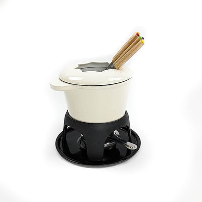 Fondue χυτοσιδήρου τυριών cOem επίπεδο κατώτατο σημείο σμάλτων μη ραβδιών δοχείων