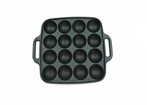 SGS BSCI τηγάνι σχαρών Takoyaki ταψακιών σχαρών χυτοσιδήρου για Stovetop