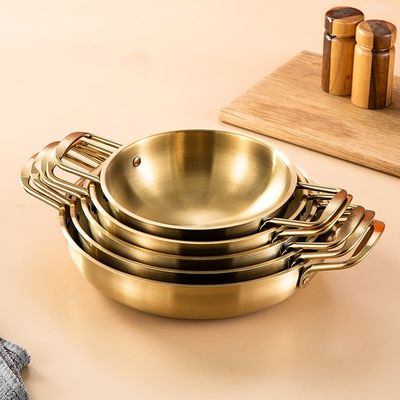 Gloden 304 επιφάνεια μη ραβδιών δοχείων αποθεμάτων ανοξείδωτου για τον ευκολότερο καθαρισμό