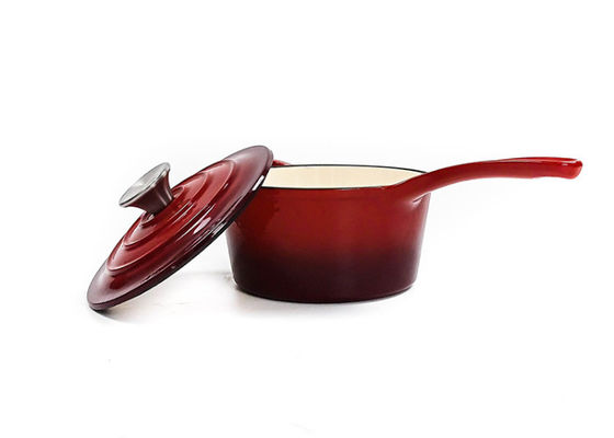 Eco 19cm σμάλτο κατσαρολλών χυτοσιδήρου που ντύνεται φιλικό με το καπάκι
