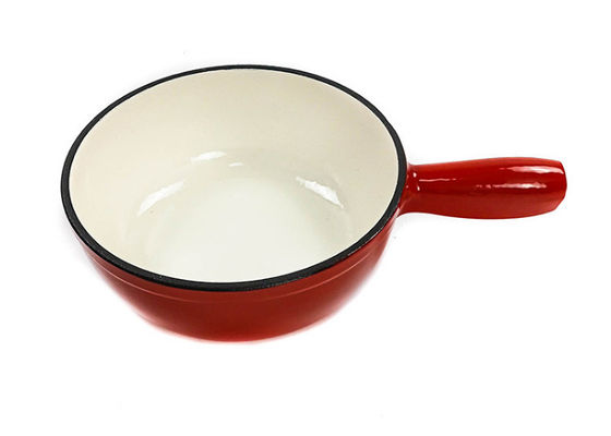 Fondue τυριών χυτοσιδήρου 21cm δοχείο 12 λίβρες ανθεκτικό και μακράς διαρκείας