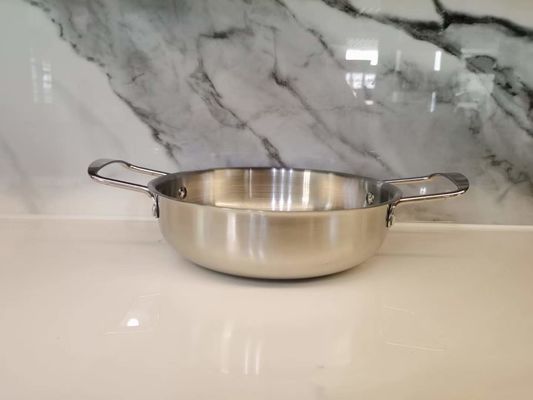 Βαθμός τροφίμων συνόλων Cookware ανοξείδωτου αγκίδων 304 δοχείο ανοξείδωτου