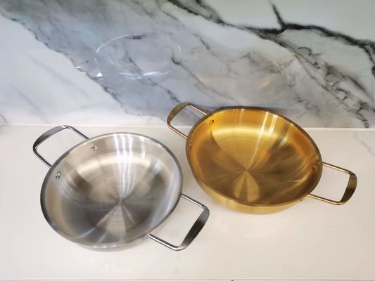 ανοξείδωτο 304 συνόλων Cookware ανοξείδωτου απόδειξης σκουριάς βαθμός τροφίμων δοχείων