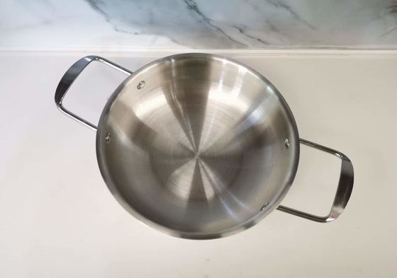 Βαθμός τροφίμων συνόλων Cookware ανοξείδωτου αγκίδων 304 δοχείο ανοξείδωτου
