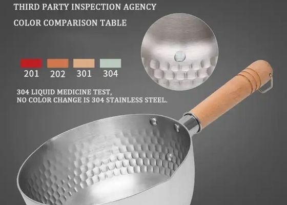 το ανοξείδωτο Cookware 20/22cm θέτει την κατσαρόλλα ανοξείδωτου 304 με το καπάκι γυαλιού