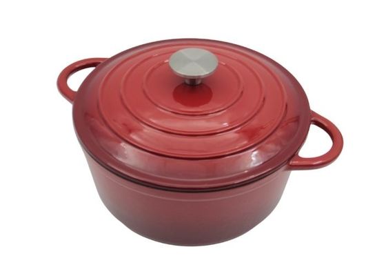 7 σύνολα Cookware χυτοσιδήρου κομματιού που σμαλτώνονται για εσωτερικός και υπαίθριος