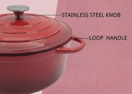 Casserole χυτοσιδήρου σμάλτων Stew χυτοσιδήρου δοχείο για το σκεύος για την κουζίνα