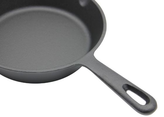 Ο κύκλος καρύκεψε προ το χυτοσίδηρο Skillet με τη διάμετρο καπακιών 6,3 ίντσα 8 ίντσα