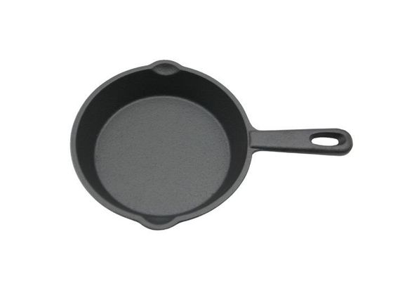 Ο κύκλος καρύκεψε προ το χυτοσίδηρο Skillet με τη διάμετρο καπακιών 6,3 ίντσα 8 ίντσα
