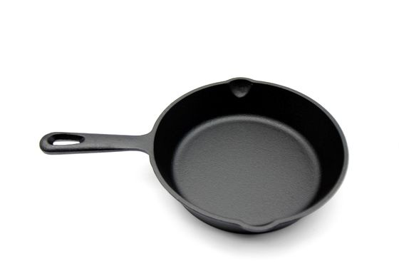 Ο χυτοσίδηρος 6/8/10 ίντσας Skillet που καρυκεύεται προ για την αγκράφα, Sauté, ψήνει όλη τη σόμπα