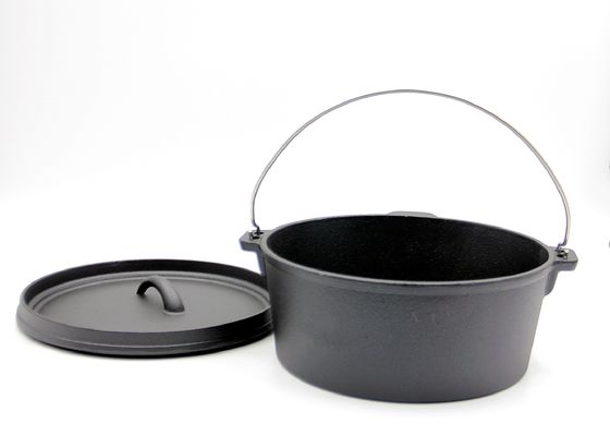 Ολλανδικό σμαλτωμένο δοχείο Casserole χυτοσιδήρου χυτοσιδήρου cOem για τη στρατοπέδευση