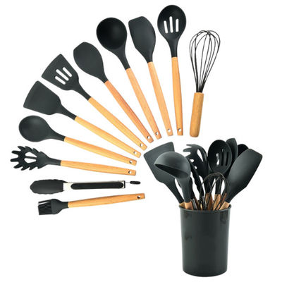 Αντικολλητικό εργαλείο εξαρτημάτων Cookware κουζινών που τίθεται με τη μακριά λαβή