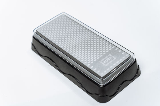 1.Premium Double-Sided μαχαίρι sharpener-400/1000 διαμαντιών τρίξιμο για την επισκευή &amp; το εκ νέου όξυνση