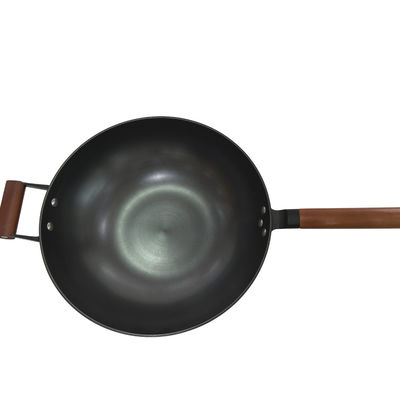 Κινεζικός χυτοσίδηρος εγχώριων κουζινών BSCI Skillet που μαγειρεύει το παν μη ραβδί 32cm Wok