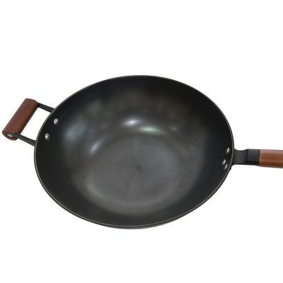 Κινεζικός χυτοσίδηρος εγχώριων κουζινών BSCI Skillet που μαγειρεύει το παν μη ραβδί 32cm Wok