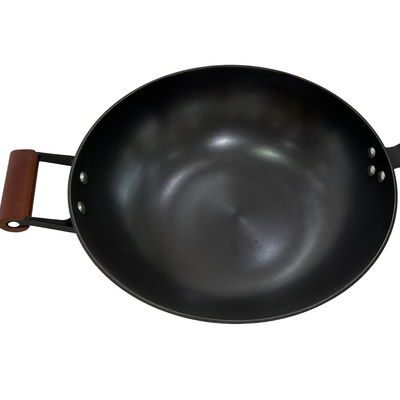 Κινεζικός χυτοσίδηρος εγχώριων κουζινών BSCI Skillet που μαγειρεύει το παν μη ραβδί 32cm Wok