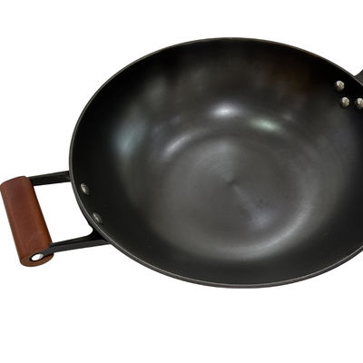 Κινεζικός χυτοσίδηρος εγχώριων κουζινών BSCI Skillet που μαγειρεύει το παν μη ραβδί 32cm Wok