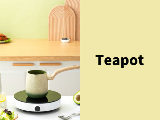 Teapot μη ραβδιών αργιλίου 30cm με τη μετακινούμενη βάση λαβών και επαγωγής
