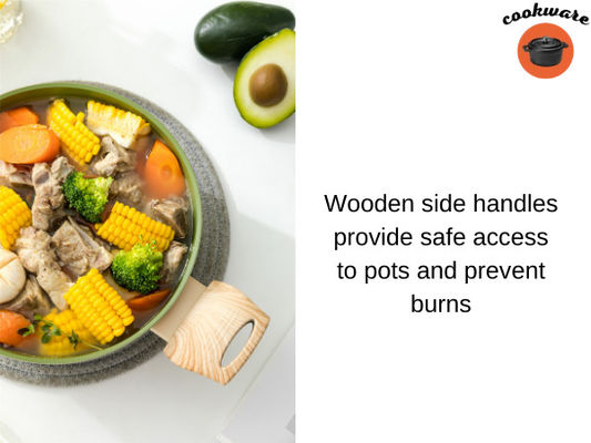 Αργίλιο Cookware ασφαλίστρου 7Piece που τίθεται για την επαγωγή Cooktops πράσινο
