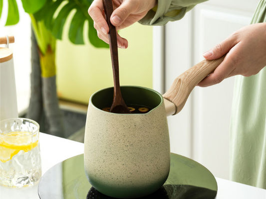 Teapot μη ραβδιών αργιλίου 30cm με τη μετακινούμενη βάση λαβών και επαγωγής