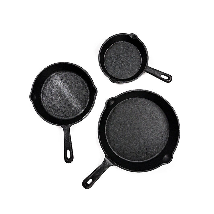 το τηγάνι Skillet χυτοσιδήρου εκατ. του 20/26/30 καρύκεψε προ το χρηματοκιβώτιο 500 Φ το /260 Γ