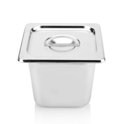 το ανοξείδωτο Cookware 325×265×150mm θέτει τα εμπορικά τηγάνια ξενοδοχείων για την εξυπηρέτηση των τροφίμων