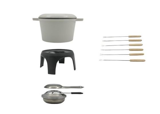 Fondue τυριών επιστρώματος σμάλτων συνήθειας δοχεία ραβδί 1,5 τετάρτου γαλλονιού μη